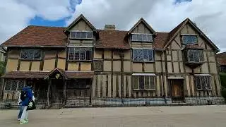 Shakespeare birthplace in Stratford-upon-Avon, England, United Kingdom