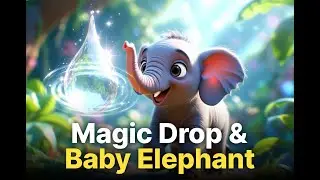 “Magic Drop Saved the Baby Elephant! 🐘✨ Kids Moral Story”