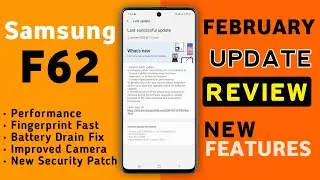 Samsung Galaxy F62 February Update 2023 | Big Update with New features | Samsung F62 New Update #F62