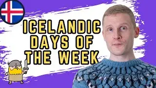 Days of the Week in Icelandic