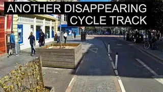 Cycle Lane junction design. Granby Street, Leicester, UK. 2025