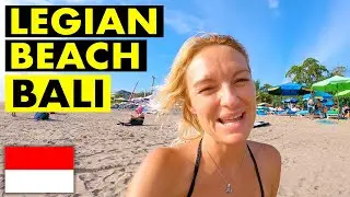 Bali - EXPLORING SEMINYAK - Legian Beach - Indonesia Travel 2023 Vlog #293