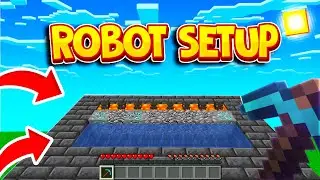 This NEW OP INSANE ROBOT SETUP makes you RICH in Minecraft SKYBLOCK | Minecraft SKYBLOCK SERVER