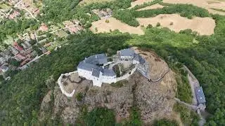 Castle of F&uuml;z&eacute;r - aerial view