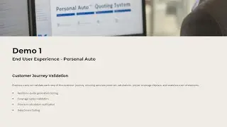 End User Experience - Personal Auto