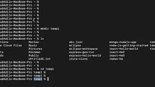 Mac Unix Basic Shell Commands | Linux Shell Commands Tutorial