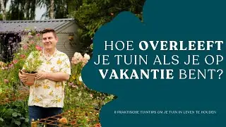6 survival tips: wat met de tuin als je met vakantie bent? I Angelo Dorny