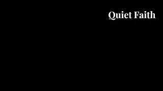 Quiet Faith Black Screen  Guided Devotional for Prayer, Rest, Sleep