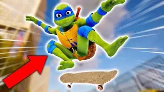 NINJA TURTLES ON SKATEBOARDS! (Session)