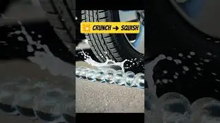 💥🚗 Crushing Crunchy and Soft things| Car vs things 😱✨ #youtubeshort #viralasmr