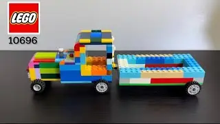 LEGO Tractor With Trolley | LEGO Classic 10696 |LEGO Fun Build | LEGO Farming Tractor MOC