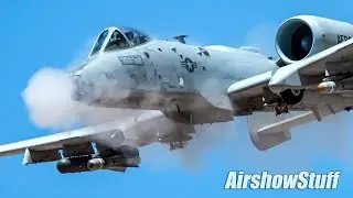 A-10 Warthog Live Fire Training