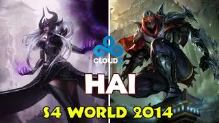 Cloud 9 Hai (Syndra, Zed) Quarter Finals Highlights | LoL S4 World 2014