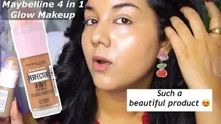 NEW MAYBELLINE 4 In 1 Glow Makeup For Indian 🇮🇳 Skin ?? ( BB CREAM + CONCEALER & HIGHLIGHTER )