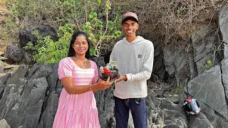 दिव्या ताईचा Birthday केला कोकणातील सुंदर Beach 🏖️ वर 😍 #marathi #family #vlog 
