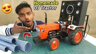 Mini Tractor में Dj लगा दिया😍🔥 | How To Make Mini DJ Tractor | AK technical amrit