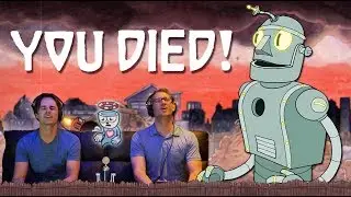 CUPHEAD Junkyard Jive | Let's Play / DEATH MONTAGE | w/ Mr Dooves & F1shard