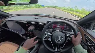 2025 Mercedes Benz E Class E220D POV Drive Review Telugu #automobile #cars