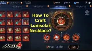 How To Craft Lunisolar Necklace in MIR4?