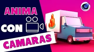 🎥Cinema 4D Animación avanzada⚙️ de cámaras