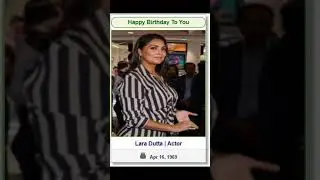16 April - Celebrities Birthday #shorts #YoutubeShorts