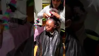 Curly Mohawk Bun Tutorial & Transformation  Daddy Butter