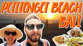 Petitenget Beach - Bali Indonesia - Beach Day Trip / Greek Food