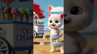 Cute Cat and Grandma Ice cream chaos PART 4 #cat #funny #cutecat #cartoon #catlovers #kitten