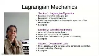 Lagrangian Mechanics Course
