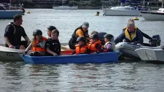 funNstuff Wilsonians Junior week 2015 Children, cadets learning to sail RYA