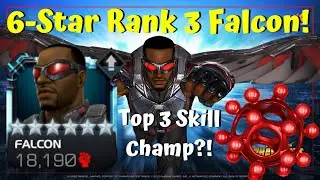 New 6-Star Rank 3 Falcon! Damage AND Utility! Top 3 Skill Champ? - Marvel Contest of Champions
