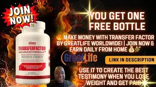 🌿 Transfer Factor by GreatLife: Boost Immunity & Make Money from Home | Join Now to Start Earning! 💰