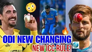ICC NEW ODI Rules 2025 | ODI Cricket One Ball Change Rule | ICC New Rules 2025