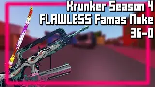 Krunker FLAWLESS Famas Nuke | 36-0