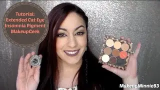 Tutorial: Cat Eye using MakeupGeek Insomnia II MakeupMinnie83