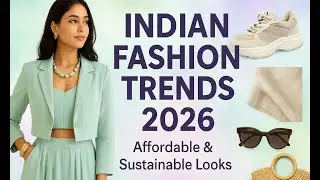 INDIAN FASHION TRENDS 2026 | Affordable & Sustainable Look with Treding Outfits #fashion #trending