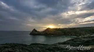 Time Lapse Video of Sunset (Nivti Beach)