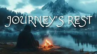 JOURNEY'S REST | 1HOUR CALMING FANTASY AMBIENCE | D&D, RPG, STUDY, STORY TELLING, RELAXATION, ASMR