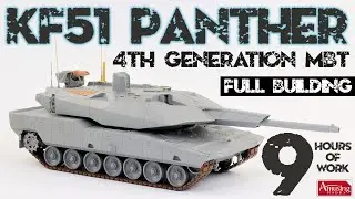 KF51 PANTHER — лучший боевой танк в масштабе 1/35, сборка модели — часть 1
