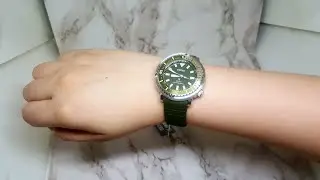 Seiko Prospex SUT405P1 Urban Safari Olive Green Baby Tuna UNBOXING & SPEC