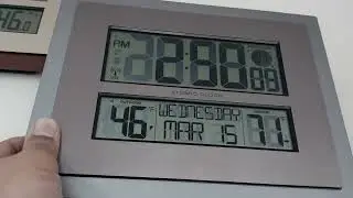LaCross Atomic Clock review Bad LCD