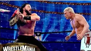 |Roman  Reigns vs Cody Rhodes WrestleMania 39 ||&bull;| Full Match Roman Reigns vs Cody Rhodes.