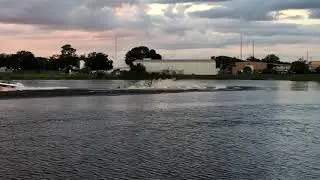 Tampa Bay Water Ski Show Team 12-person Around the Boat