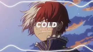 cold - maroon 5 ft. future「audio edit」