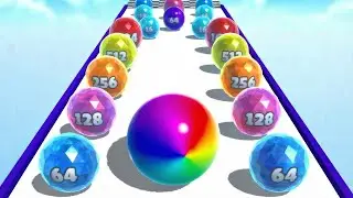 Ball Merge 2048 🔴👯‍♀️❤️‍🔥 Full Gameplay All Levels! Android, iOS NEW UPDATE
