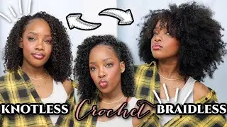 😱😱😱Mimics REAL HAIR! | KNOTLESS BRAIDLESS Crochet Braids Are a GAME CHANGER!!! ft. Flowerseason Hair