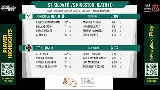 St Kilda (1) v Kingston Heath (1)