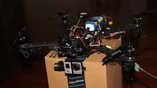 Diatone 500, HK F30(BLHeli 13), Dji Naza v2, Dji Zenmuse H3-3D, t-motor mt2216 900kv, Graupner props