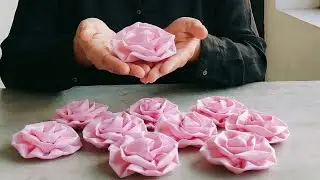 ROSA DE TECIDO TRICOLINE #videoviral 