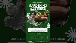 Join Our Exclusive Gardening Workshop &ndash; Learn, Grow & Thrive!  #garden #plants #exoticplants
